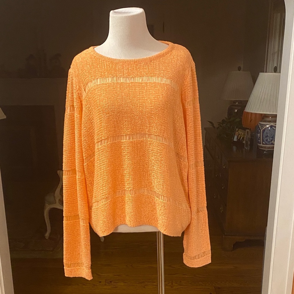 Peach Knit Sweater